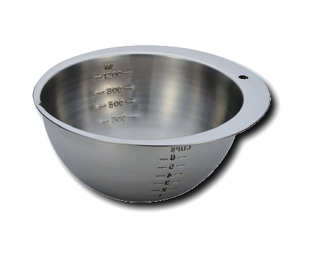 Mísa 22cm - odměrka nerez 1,2 litru
